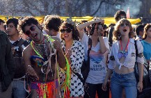 La marcha del orgullo gay volvi� a desfilar por las calles de Buenos Aires