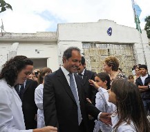Scioli defendi� las reformas educativas 
