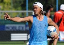 Almeyda dio marcha atr�s y pondr� una l�nea de cuatro en la defensa