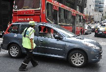 Ya rige la restricci�n de circulaci�n para autos particulares en el microcentro