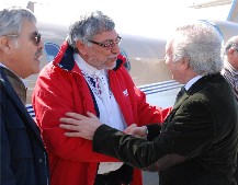 Lugo visit� el mausoleo de N�stor Kirchner en R�o Gallegos