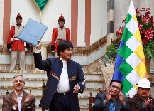 Evo Morales nacionaliz� una transportadora de electricidad espa�ola