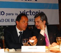 Alberto Fern�ndez admiti� que votar�a por Scioli