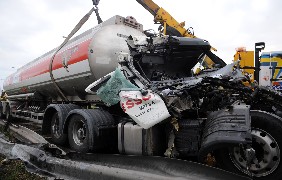Dos camiones chocaron en la Panamericana y hubo demoras en el tr�nsito