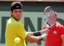 Del Potro debut� con un triunfo en Roland Garros