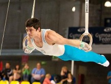 Actuaci�n hist�rica de un gimnasta argentino