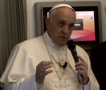 Papa Francisco: "No se puede ofender la religión"