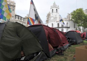 Amenazan con "llenar de carpas" la Plaza de Mayo para reclamar la liberación de Milagro Sala