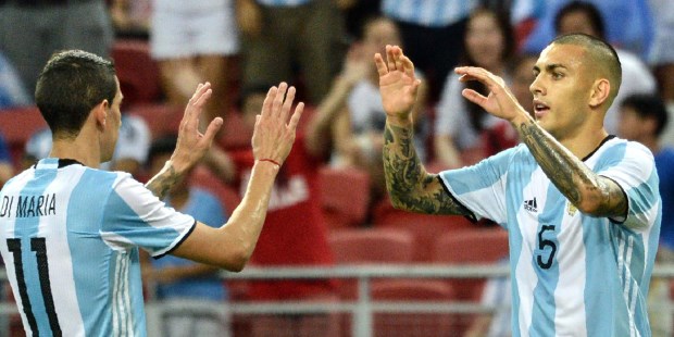 La Argentina goleó a Singapur 6 a 0