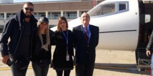 Piqué y Shakira llegaron a Rosario para el casamiento de Messi y Antonela