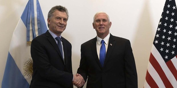 El vicepresidente de los Estados Unidos se reunió con Macri y le dio un fuerte respaldo al Gobierno, tras la reunión en Olivos.