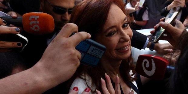 Cristina Kirchner en Comodoro Py.