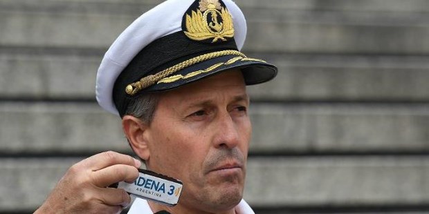 Enrique Balbi, vocero de la Armada, comunicó las novedades de la búsqueda.