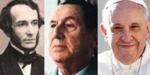 Alberdi, Perón y Bergoglio