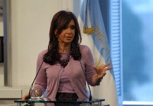 Cristina anunci� un descenso del desempleo que se ubica en 79