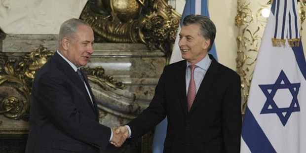Macri recibió a Netanyahu en la Casa de Gobierno