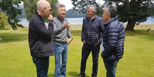 Macri recibió a Cornejo, Morales y Rodríguez Larreta en Villa La Angostura