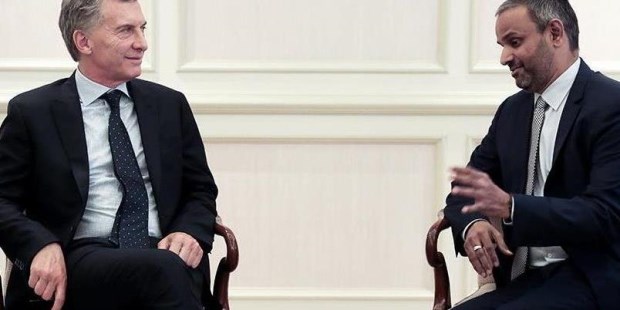 El presidente Mauricio Macri se reunió con el gerente general de Reliance Sports, Sundar Raman