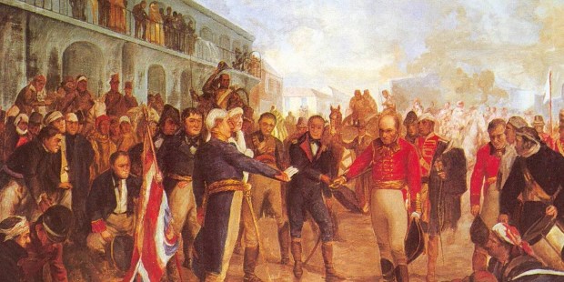 "La Reconquista de Buenos Aires", de Charles de Fouqueray, describe la victoria de Santiago de Liniers ante William Car Beresford.