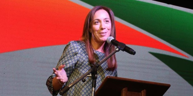 "Se refaccionarán 4.000 kilómetros de caminos rurales", anunció María Eugenia Vidal.­