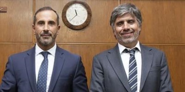 Jorge Gorini y Rodrigo Giménez Uriburu, dos de los magistrados que juzgarán a la ex presidenta.