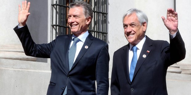 Macri y Piñera se comprometen a "potenciar inversiones y facilitar el comercio"