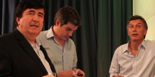 Macri, Durán Barba y Marcos Peña.