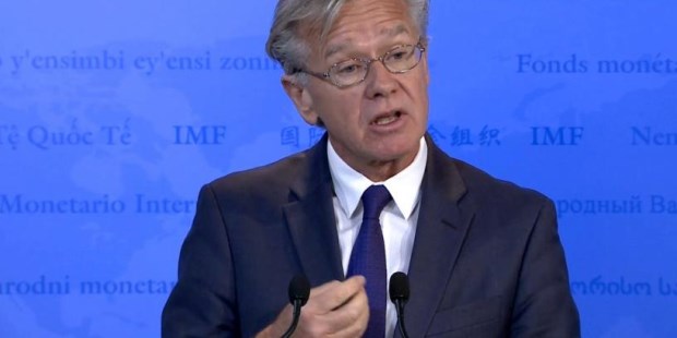 Gerry Rice resaltó los aspectos positivos de la evolución económica de la Argentina.­