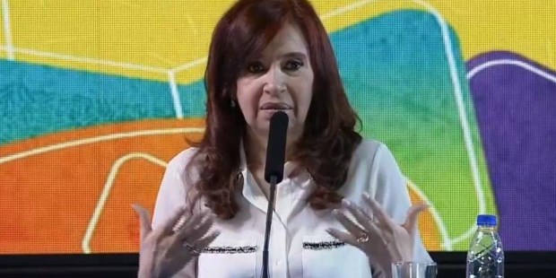 Cristina Kirchner en la Feria del Libro. Archivo