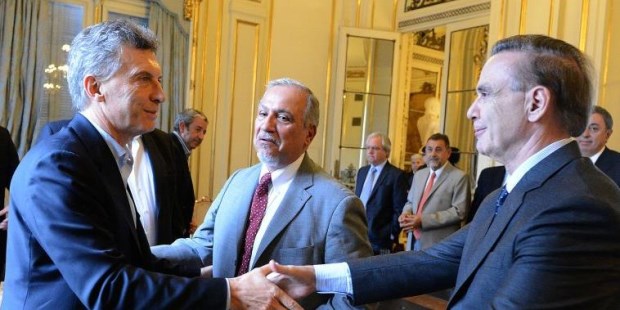 Macri se reúne por primera vez con Pichetto, tras ser elegido como su candidato a vicepresidente