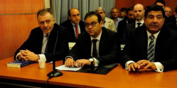 Cristóbal Lopez y Echegaray, en el banquillo de los acusados.­ Archivo.