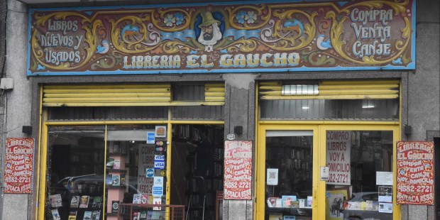 El Gaucho, una librería de usados o de "viejo" que aún queda en Buenos Aires. Foto: Gustavo Carabajal