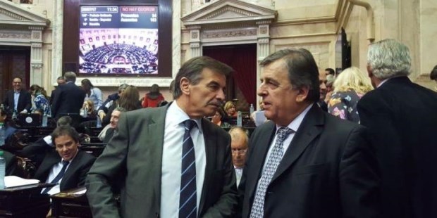 Mario Negri y Miguel Bazze dos de los que buscan renovar su banca en el oficialismo.