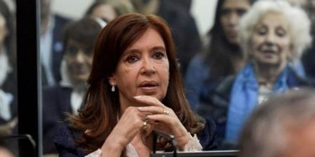 Cristina Fernández durante el juicio oral. Archivo.