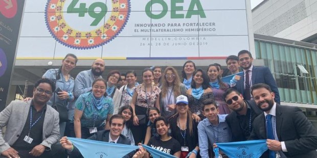 Presencia "celeste" en la Asamblea de la OEA