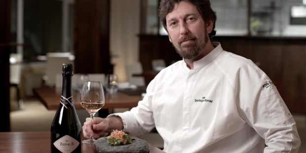 El chef Santiago Blondel, ganador de la segunda edición del “Prix de Baron B - Édition Cuisine”.