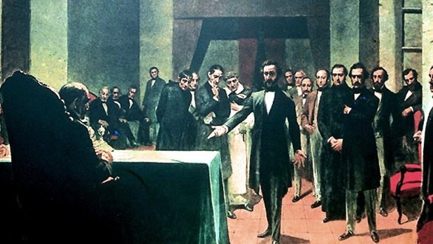 La Constitución de 1853, propuesta por Alberdi y acordada por Mitre y Urquiza, es la verdadera razón del milagro argentino de principios del siglo XX.