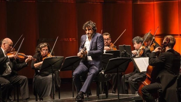 Resultó novedoso el programa de Nuova Harmonia con el destaque del curioso y antiguo instrumento.