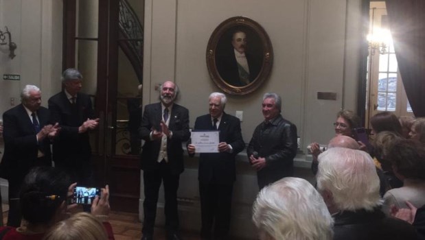 Por su labor en la cultura fue distinguido Lascano Quintana