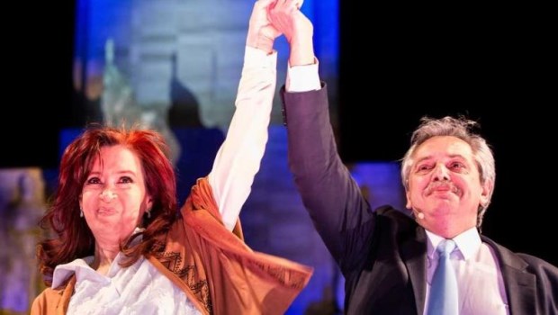 Cristina Fernández y Alberto Fernández. ARCHIVO