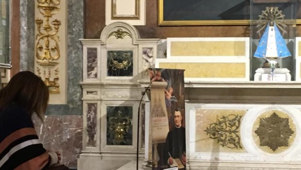 Vidal sorprendió a la Catedral de Buenos Aires