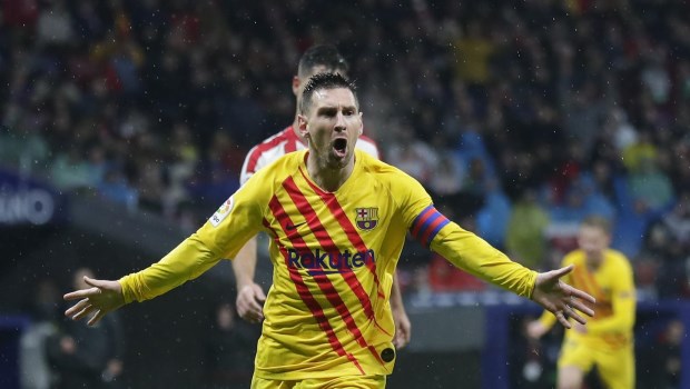 Messi con un golazo le dio la victoria a Barcelona sobre el Atlético