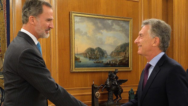 Macri se reunió con el rey Felipe VI en su segundo día de visita a España