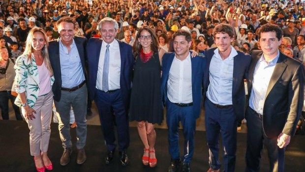 Alberto Fernández, en San Fernando, al lanzar el programa Argentina Hace.