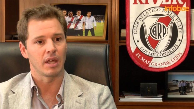 Jorge Brito, además de representar a River, es miembro de la SAF.­
