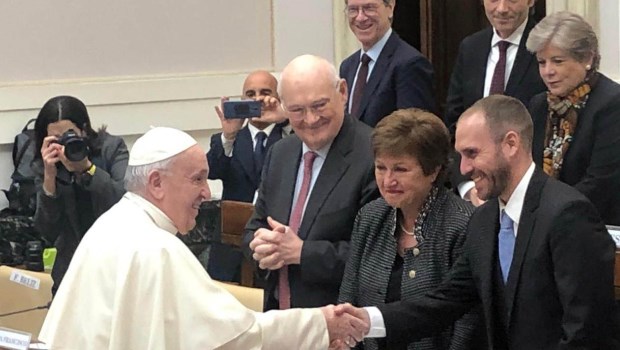 El Papa ante la titular del Fondo: "No es lícito exigir pagar deudas con opciones políticas que llevaran al hambre"