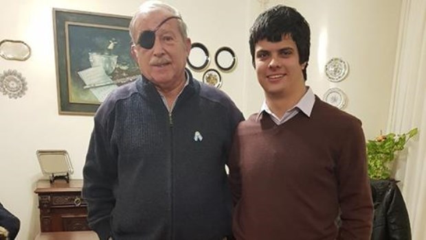 El Tte. Cnel (R) Emilio Nani (a la izquierda) combatió en Malvinas y en el cuartel de La Tablada. Ahora lo juzgan por presuntos delitos de lesa humanidad.