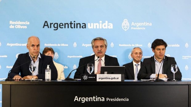 Alberto Fernández: "En la Ciudad y el Gran Buenos Aires siguen las cosas como hoy"