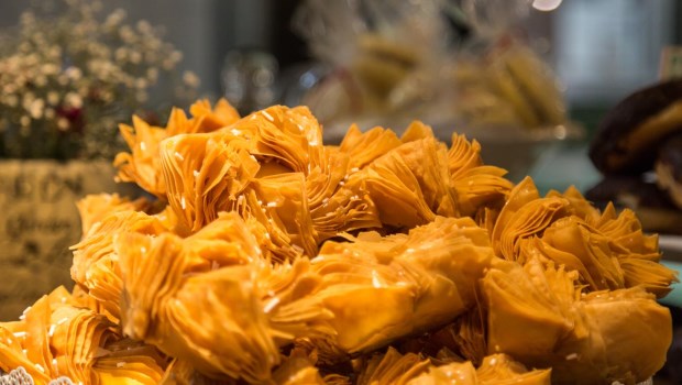 Pastelitos de Chantal, local ubicado en el histórico Mercado de San Telmo.