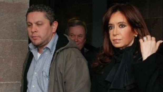 Fabián Gutiérrez y Cristina Fernández de Kirchner.
